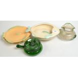 A Shorter and Son fish tureen and five matching plates,