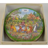 EXTRA LOT TO CATALOGUE
A Huntley and Palmer biscuit tin with 'rude' picnic design,