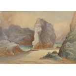 THOMAS HART
Rocky Cornish coast
Watercolour
Signed
50 x 73cm