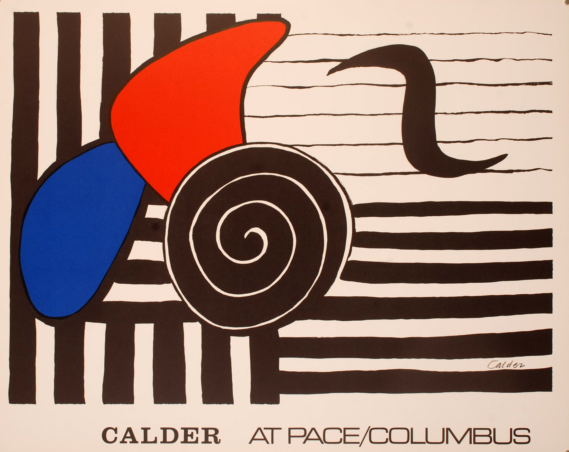 ALEXANDER CALDER
Titled - Helisse
Lithograph 
Signed in the print
58.5 x 73.
