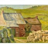 ISOBEL ATTERBURY HEATH
Cottages, Carn Galver
Oil on canvas
Signed
Gallery label to the back
39 x 49.