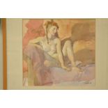 KEN SYMONDS
Nude
Watercolour
Signed and dated 93
35 x 38cm