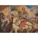 GEORGE W. HARRIS
Don Quixote
Pastel
Signed and dated 1905
39.5 x 54.
