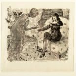 JOHN COPLEY
A Cup is Passed
Lithograph
Signed in pencil
Inscribed to the back
Site size 26 x 26.