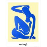 HENRI MATISSE
Blue Nude
Offset in colours on buff paper
120.