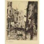 ALBERT HENRY FULLWOOD
Street scene
Etching
Signed in pencil
13.