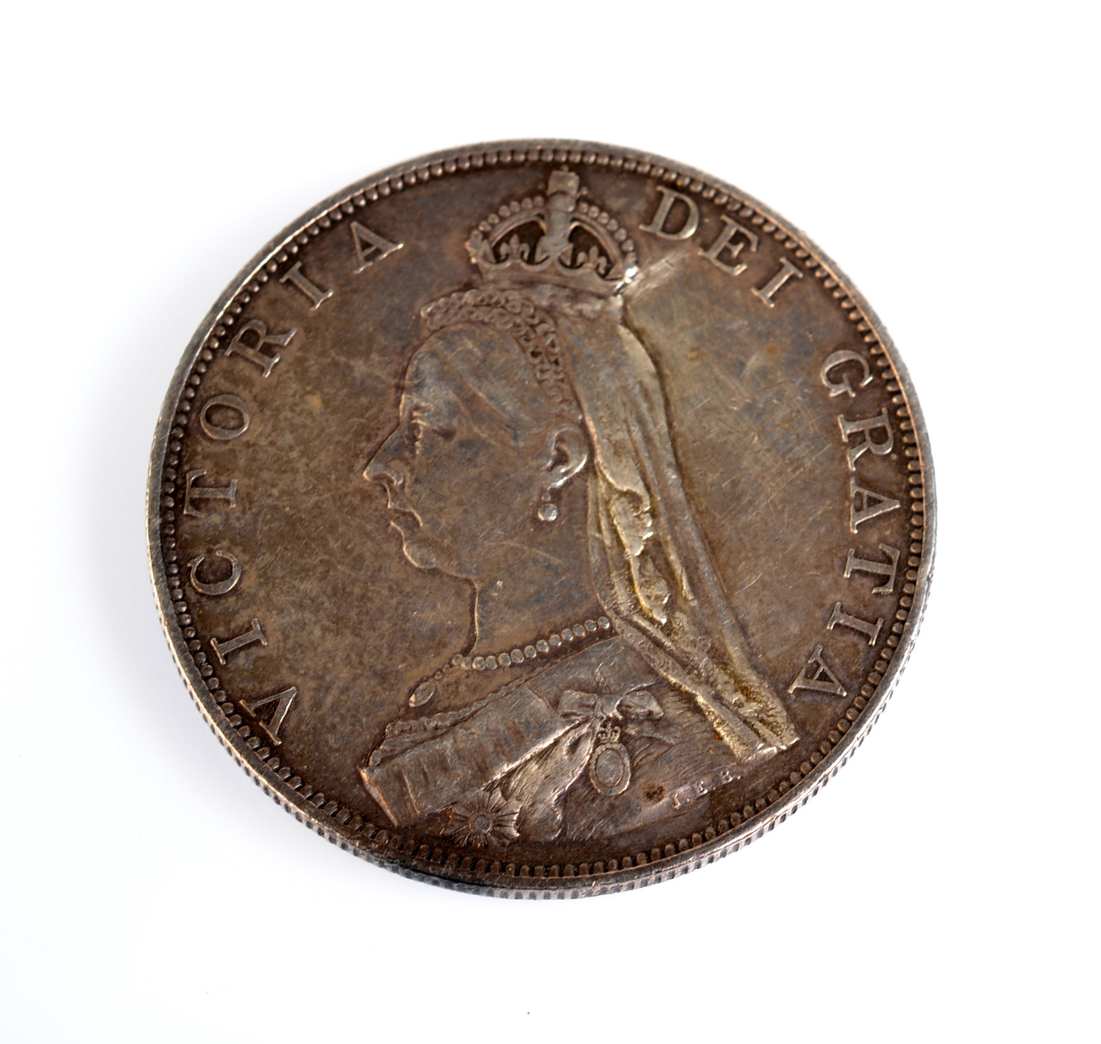 A Victorian double florin 1887, very fine.