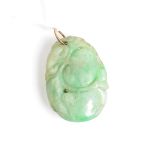 A fruit carved jade pendent.