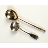 A COLLECTION OF RUSSIAN SILVER

A Russian silver table spoon with engraved bowl and knop finial,