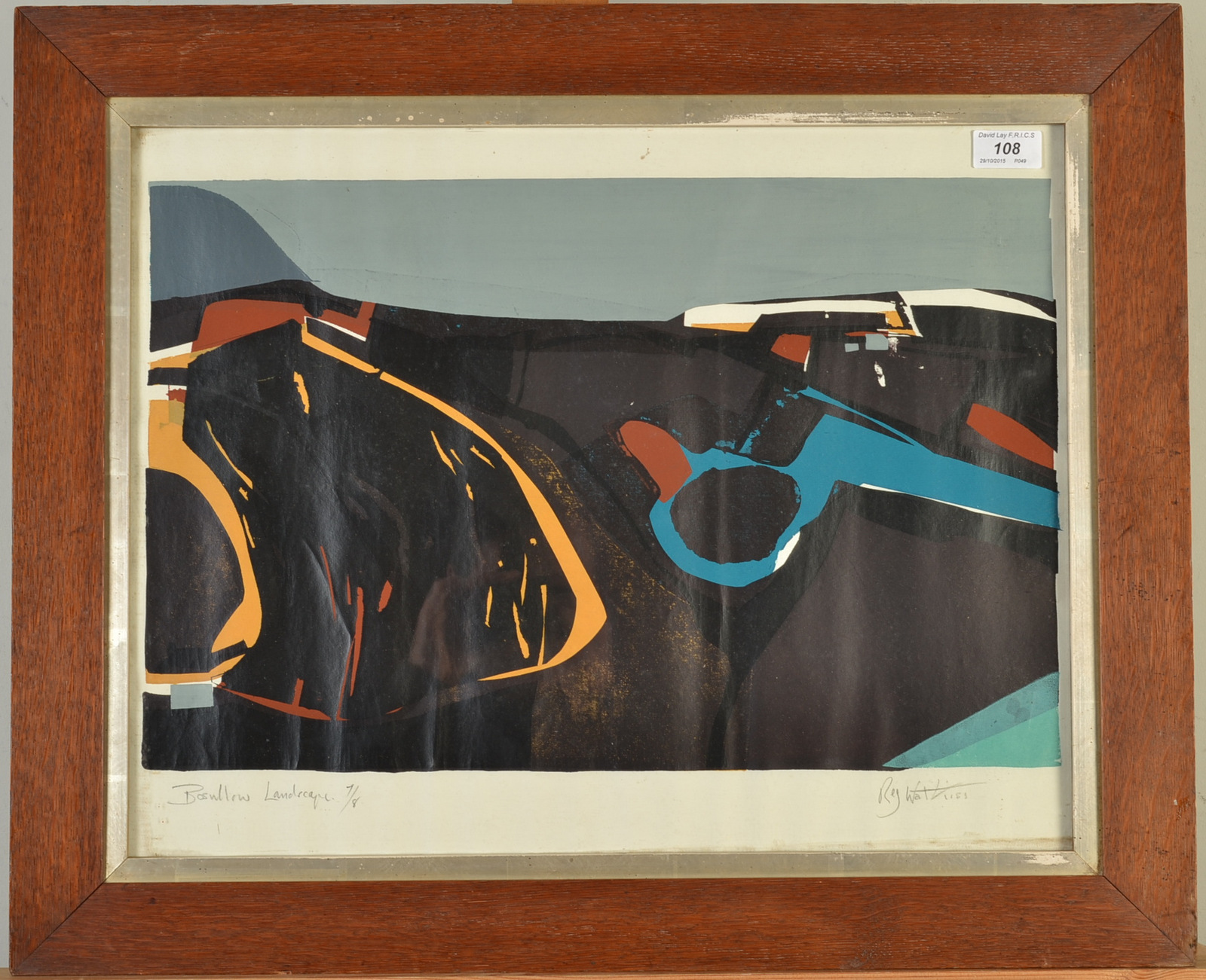 REG WATKISS
Bosullow
Print
Signed and numbered 7 out of an edition of 8
Site size 40 x 51. - Image 2 of 2