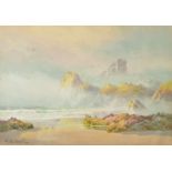 CLAUDE MONTAGUE HART
Mist at Asparagus Island and the Bishop Rock
Watercolour
Signed
15 x 24.