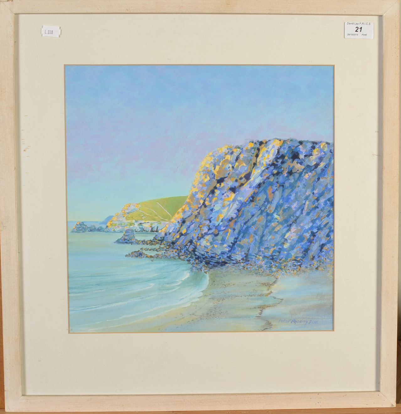 PETER READING
Near Land's End
Acrylic
Signed and dated 2001
35.5 x 35. - Image 2 of 2