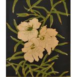 VIPULA DHARMAWARDENA
Three white flowers
Batik
Signed
82 x 69cm