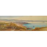 SYDNEY ERNEST HART
Mount's Bay with St Michael's Mount from above Newlyn
Watercolour
Signed
16.