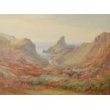 THOMAS HART
Kynance Cove and Asparagus Island
Watercolour
Signed and dated 1871
39 x 53.