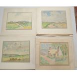 GEORGE MANNING-SANDERS
Thirty one landscape watercolours,