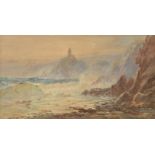 THOMAS HART
The Lighthouse, Trevose Head
Watercolour
Signed
18.