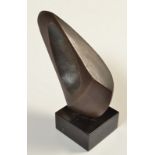 CLIVE GUNNELL
Untitled form 
Bronze sculpture
'Morris Singer Foundry' stamp
Height excluding base