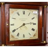 A George III walnut long case clock,