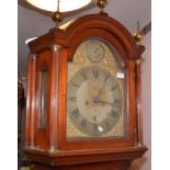 A George III mahogany eight day long case clock,