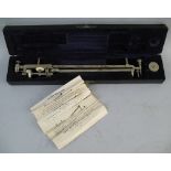 A mid 20th Century Amsler's Planimeter, with engraved signature, in original fitted box with