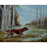 20th Century School, "The Red Setter", colour print titled and indistinctly signed on the mount,