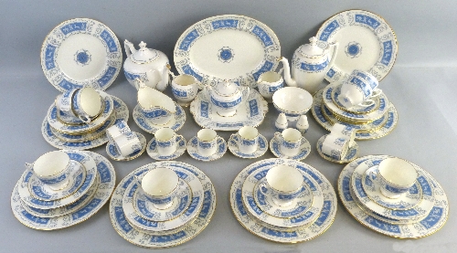 An extensive Coalport ''Revelry' pattern tea, coffee and dinner service, to comprise tea and