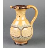 A Doulton Lambeth puzzle jug 8"