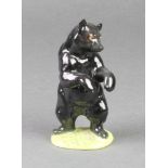 A rare Beswick black standing bear from the Wild Animal Series by Arthur Gredington no.1314 4"This