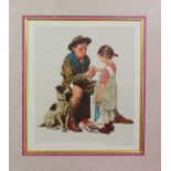 Norman Rockwell, lithograph, "Young Doctor" with facsimile signature, artist proof 22" x 19" with