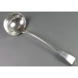 A Georgian silver Old English ladle, London 1814,