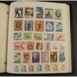 An album of various stamps including Central African Republic, Chad, Chile, China-Taiwan (Formosa)