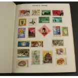 An album of stamps including South Vietnam, Military franked stamps, official stamps general