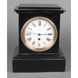 Barraud and Lunds, Vendors, 49 Cornhill, a Victorian 8 day timepiece with silvered dial contained in
