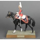 A Sentry Box model figure of an Officer of the Lifeguards 10"
