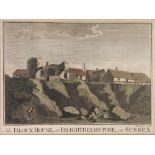Hawkins, an engraving, The Blockhouse at Brighthelmstone in Sussex 6" x 8"