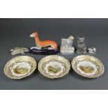 A Beswick figure of a seated cat 1886 4", minor decorative china