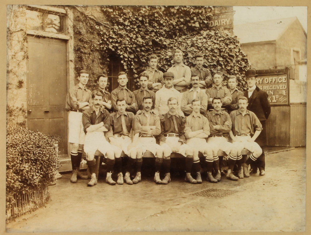 Edwardian football photographs, 2 group studies of Brixton Haselmere F.C. 1901/02 and 1902/03, - Image 3 of 3