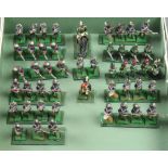 48 painted figures of Napoleonic soldiers