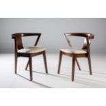 A SET OF SIX BENTWOOD CHAIRS, 1960s, wit