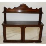 Victorian Mahogany doctors? Cabinet with mirrored Doors