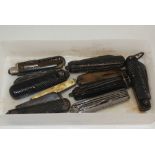 Pen knives including military