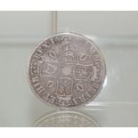 Sterling silver 1679 Charles 11 Crown, Nice Grade
