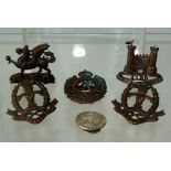 Selection of Officers British army badges