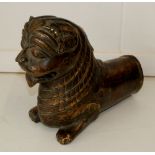 Large Eastern unusual Bronze figure 20cm High and 24cm in length