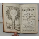 Late 17th century Book, The Christian Life part 1 From its Beginning to its consummation in Glory,