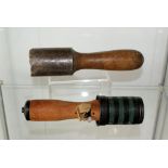 2 Grenades including training and stick Hungarian M42