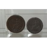 1797 Two pence and one pence