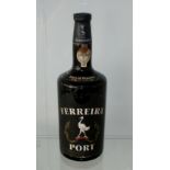 Vintage bottle of Ferreira Port, bottle 1962