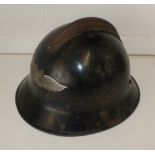 German Luftschurch Re-Issue WW2 on Czech helmet
